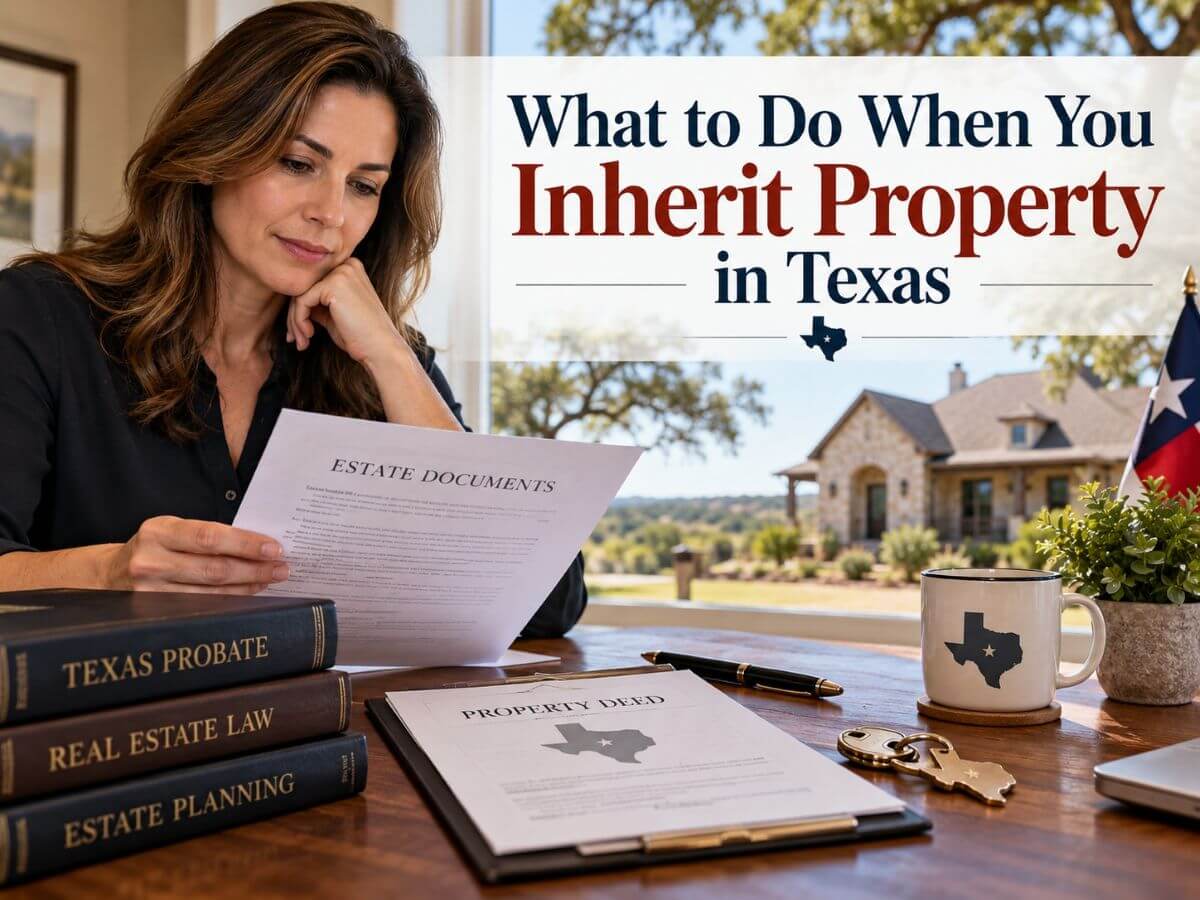 What to Do When You Inherit Property in Texas
